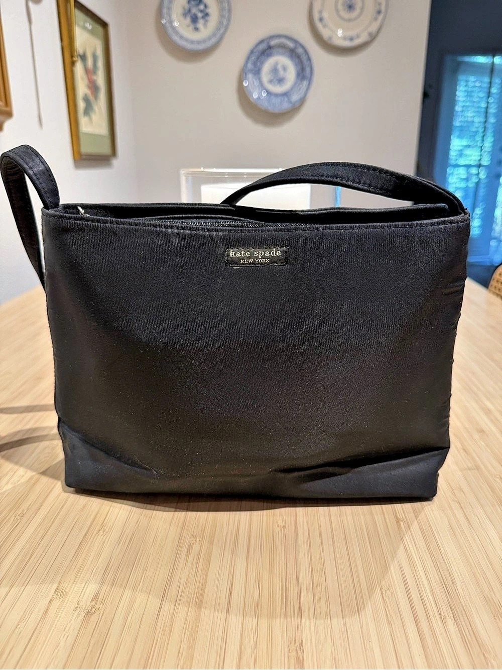 Kate Spade 90s Nylon Crossbody Shoulder Bag in Black